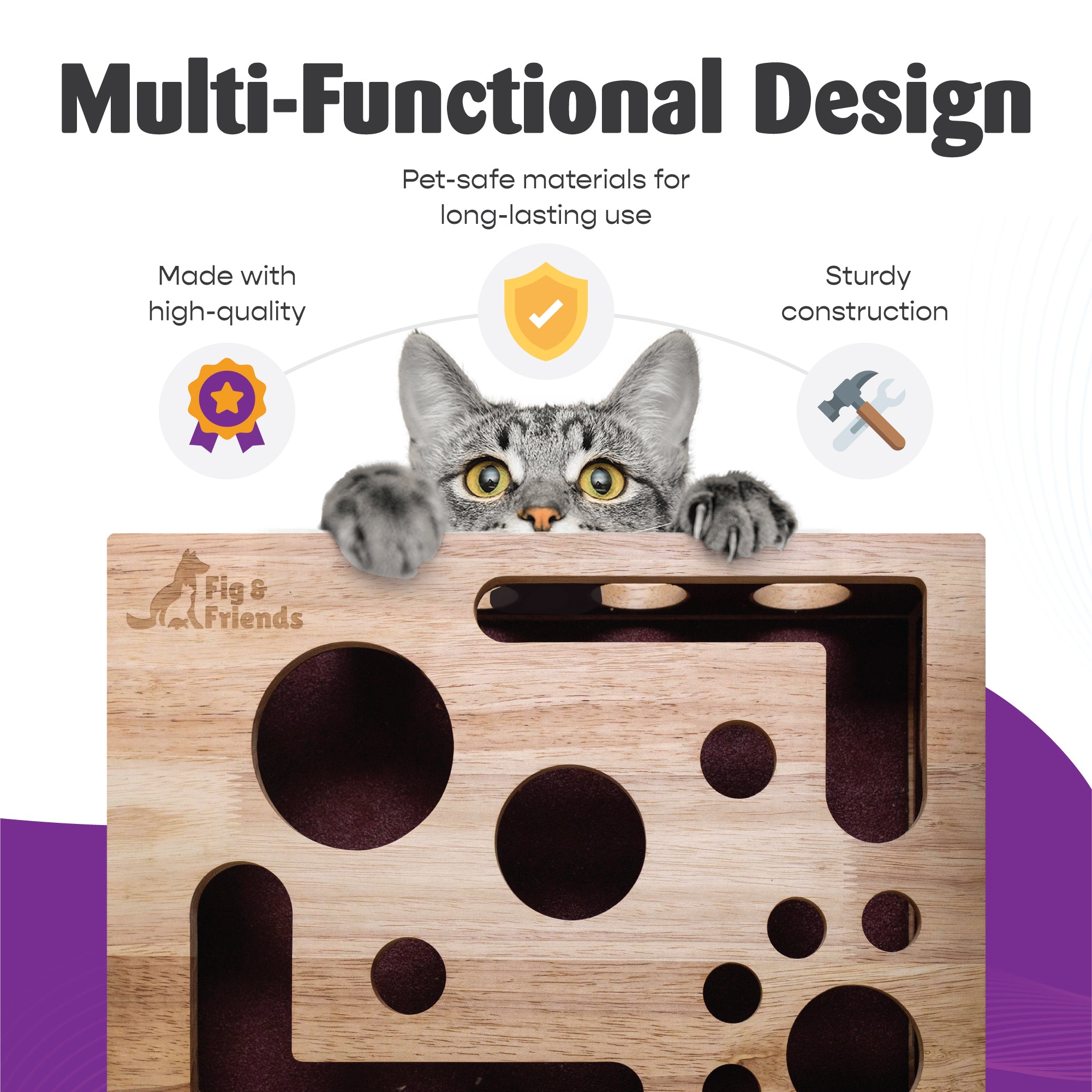 The Original* Cat Nail File Enrichment Box – Fig & Friends
