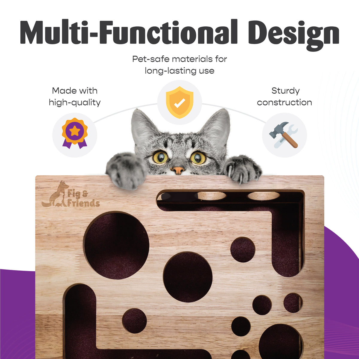 The Original* Cat Nail File Enrichment Box – Fig & Friends